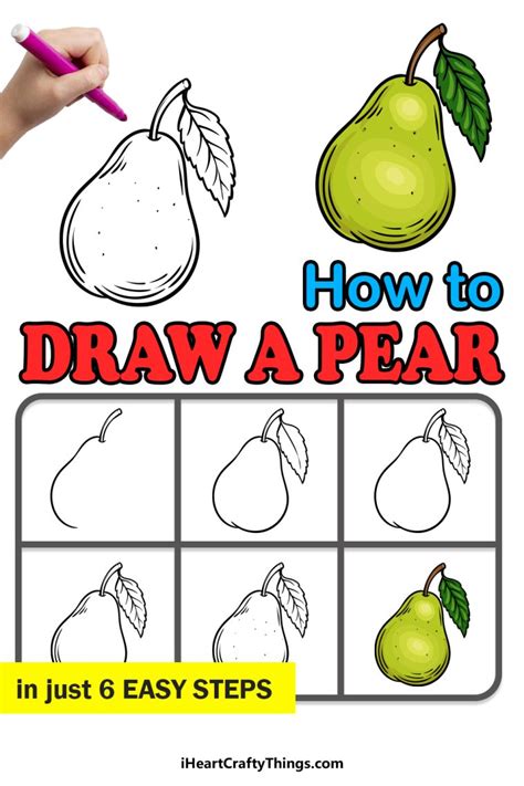 How to Draw a Pear Step by Step .